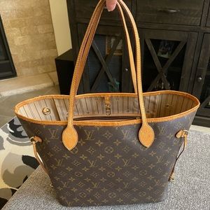 Authentic Louis Vuitton Monogram Neverfull MM